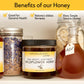 Raw Wildflower Honey - Pure, Unadulterated, Clean, Grade A Strained Honey From The Pacific Northwest (20 Ounces)