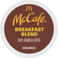 Mccafe Breakfast Blend Coffee, Keurig Single Serve Keurig K-Cup Pods, Light Roast, 96 Count (4 Packs Of 24)