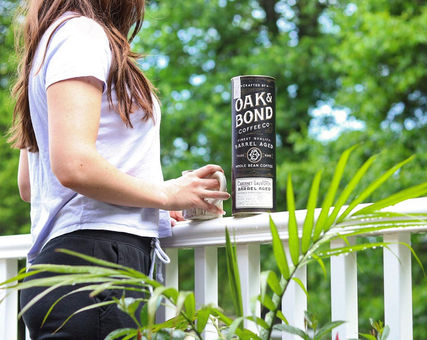 OAK & BOND Ultrasonic Dog Barking Deterrent, Waterproof, 3-Level Adjustable, 50 Feet Range, Black, 10 Ounce