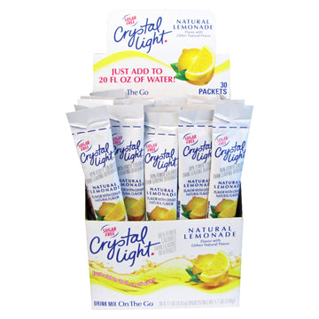 On-The-Go Mix Sticks, .17oz, 30/BX, Lemonade