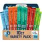 New Primal Meat Sticks Sampler, Grass-Fed Beef, All Natural Chicken and Turkey, Keto & Gluten Free Healthy Snacks for Adults, Su