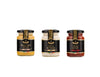 La Rustichella - Truffle Dip Sauces Set - Black Truffle Sauces: Ketchup 3.5 oz/100gr, Mayonnaise 3.2 oz/ 90gr, Sweet Honey Musta