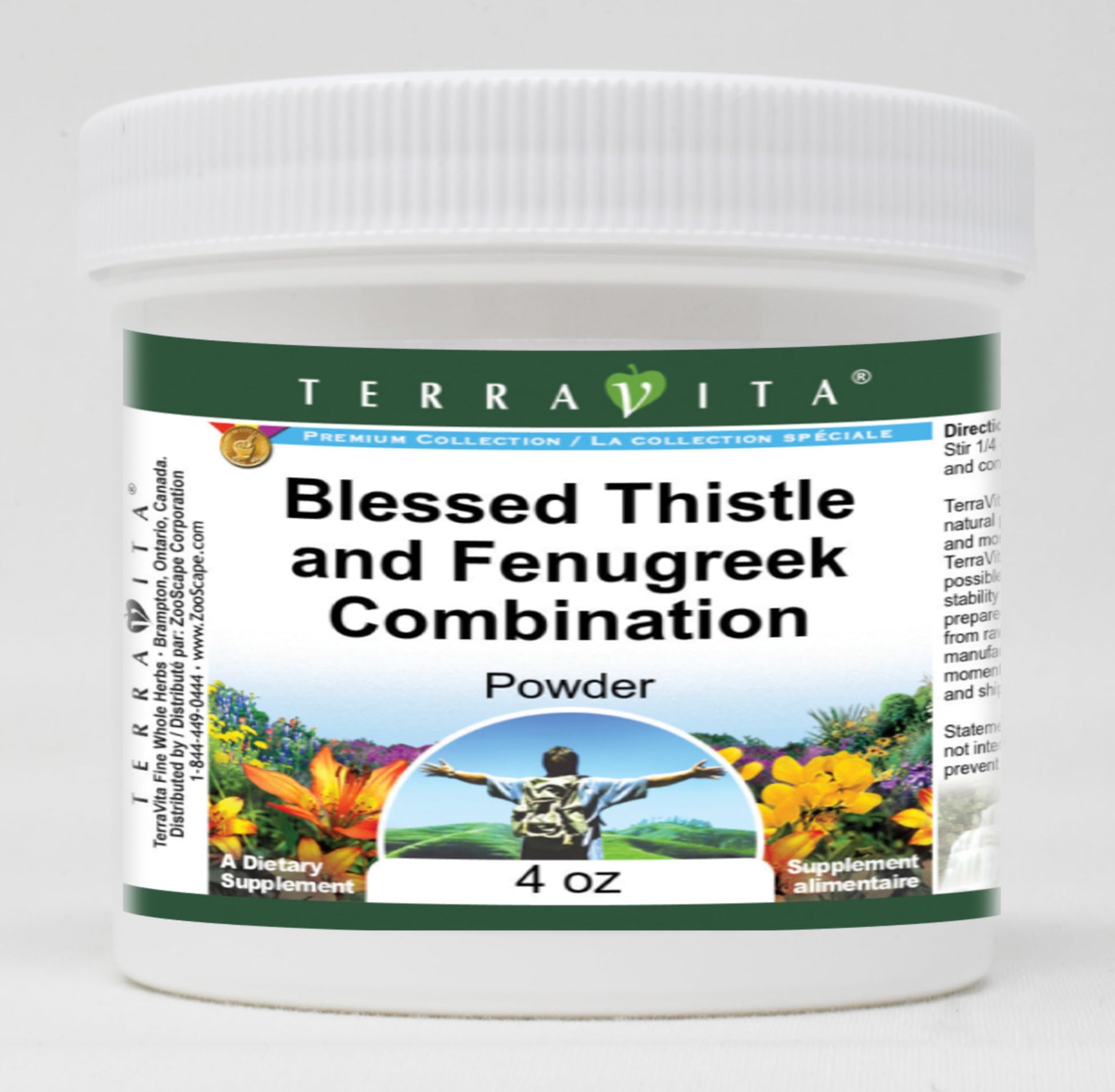 Blessed Thistle and Fenugreek Combination Powder (4 oz, ZIN: 513811)