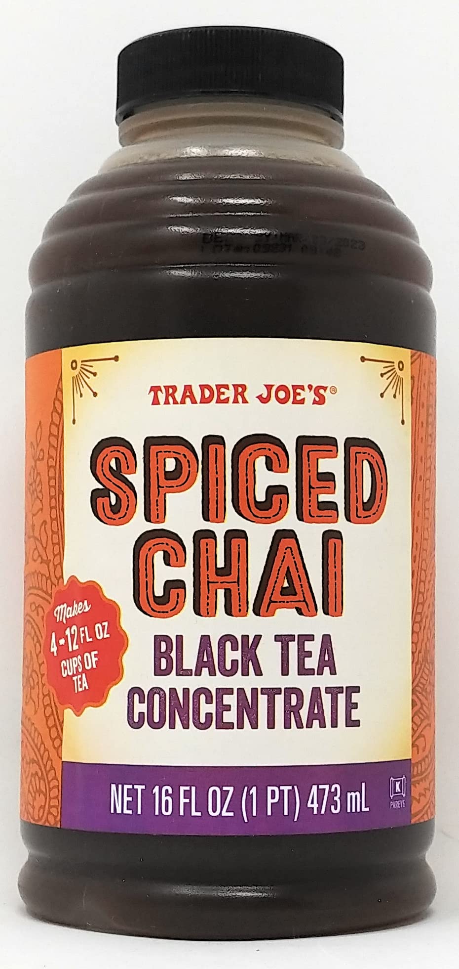 Generic Trader Joe's Spiced Chai Black Tea Concentrate, 16 FL oz - 2 Pack, Concentrated
