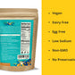 LIVING JIN Vegan Magic Cheese Sauce Powder, Dairy Free, Low Sodium, 16oz (Makes 43oz)