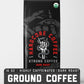 Hardcore Coffee Ground Coffee, High Caffeine, Strong Roast, 16 Oz, Model 205401