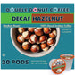 Double Donut Coffee Hazelnut Decaf Coffee Pods Medium Roast 20 Count for Keurig K Cup Machines
