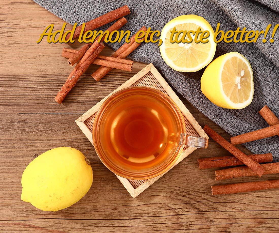 ULTHMOK Ceylon Cinnamon Tea Bags, 100% Pure, Caffeine Free, 100 Count, No Additives