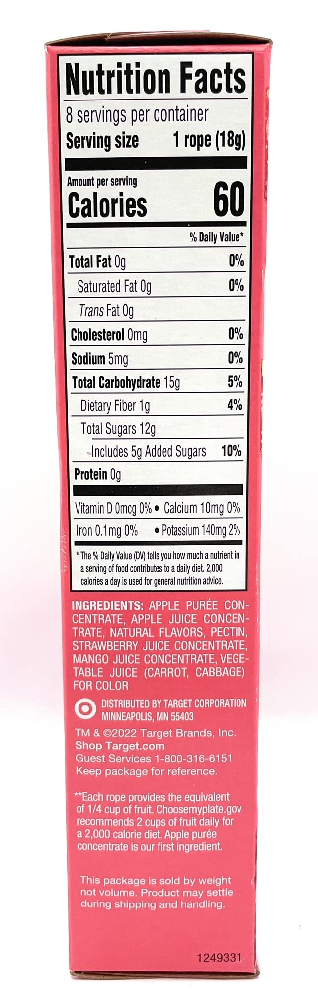 Fruit Twists Gluten Free Ropes Assortment - Wild Berry (5 Oz) & Strawberry Mango (5 Oz) - (Pack Of 2)
