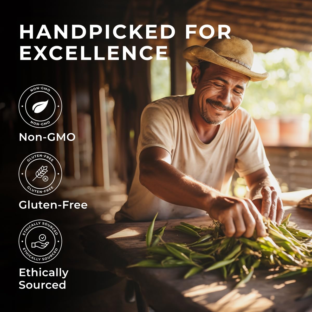 Gya Labs Tahitian Vanilla Beans - Grade A, 5-7 Inches Long, 1.2 Ounce Pack