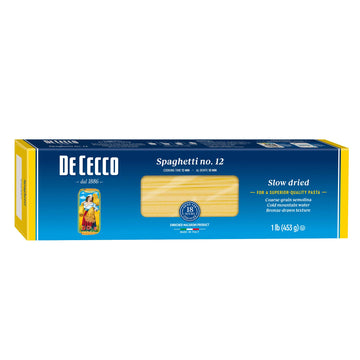 De Cecco Enriched Macaroni Product - Spaghetti Pasta (16 oz ea)