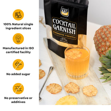 Me Garnish Dried Pineapple Slices - 3.5 Oz Dehydrated Fruit for Cocktails