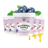 Mylk Labs - Maple Blueberry Instant Oatmeal Cups - Gluten Free, High Fiber, High Protein, Non GMO, Low Sugar, Quick Breakfast Oa
