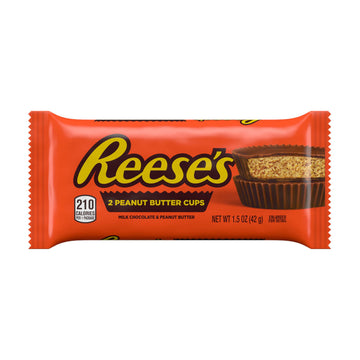 REESES Milk Chocolate Peanut Butter Cups, Candy Pack, 1.5 oz