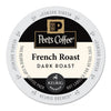 Peets Coffee French Roast, Dark Roast, 22 Count Single Serve K-Cup Coffee Pods for Keurig Coffee Maker