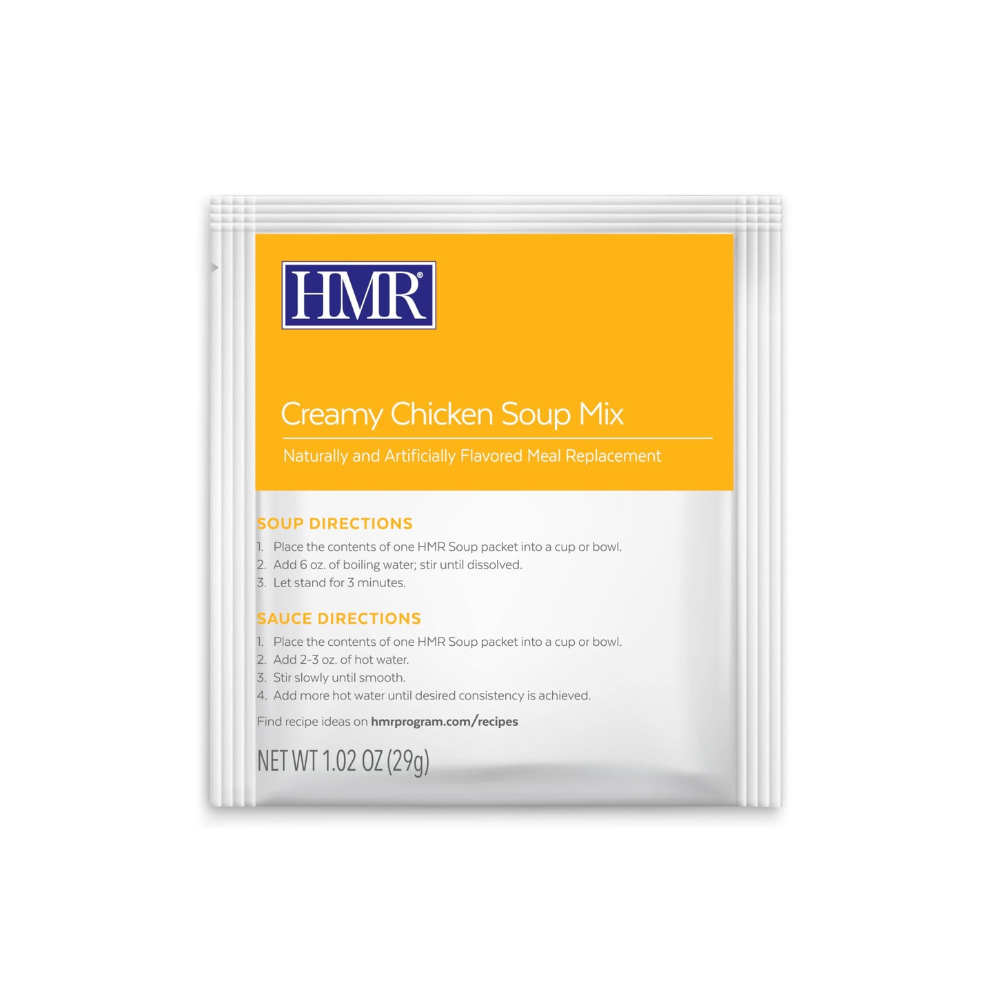 Hmr Creamy Chicken Soup Mix | Instant Lunch Or Dinner To Support Weight Management | Easy To Make | 15 Grams Of Protein | Low Ca