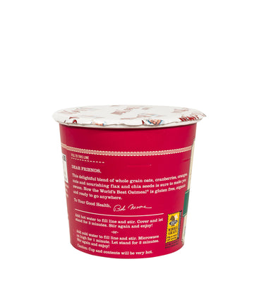 Bob'S Red Mill Organic Oat Cup, Cranberry Orange, 1 Cup (Pack Of 1) - Organic, Non Gmo, Whole Grain, Kosher