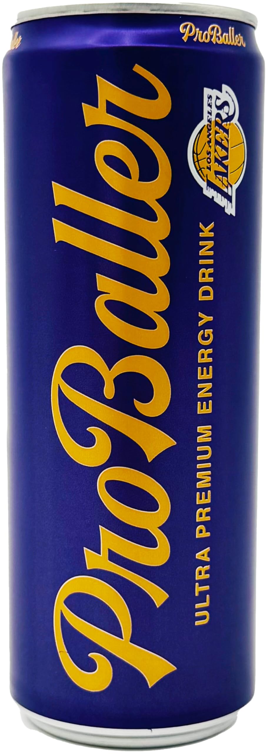 ProBaller Ultra Premium Energy Drink - Lakers Edition - Natural Energy with Electrolytes, 15 Pack