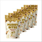 Muddy Bites Waffle Cone Snacks Bite Sized Chocolate Filled Waffle Cones for Snack or Dessert, Hot Cocoa, Made with Cane Sugar, N