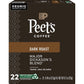 Peets Coffee Major Dickason’s Blend K-Cups, 88 Count, Compatible with Keurig, Pack of 1
