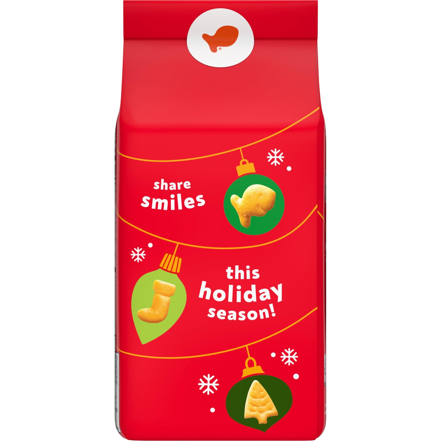 Goldfish Holiday Shapes Cheddar Crackers, 6.6 Oz Bag