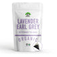 20 Leaves Lavender Earl Grey Black Tea - 100% Organic - 50 Pyramid Tea Bags in Resealable Bag