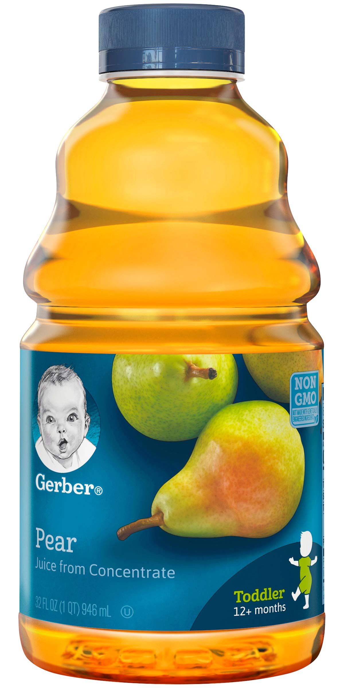 Gerber 100% Pear Juice, 32 Fl Ounce (Pack Of 6)