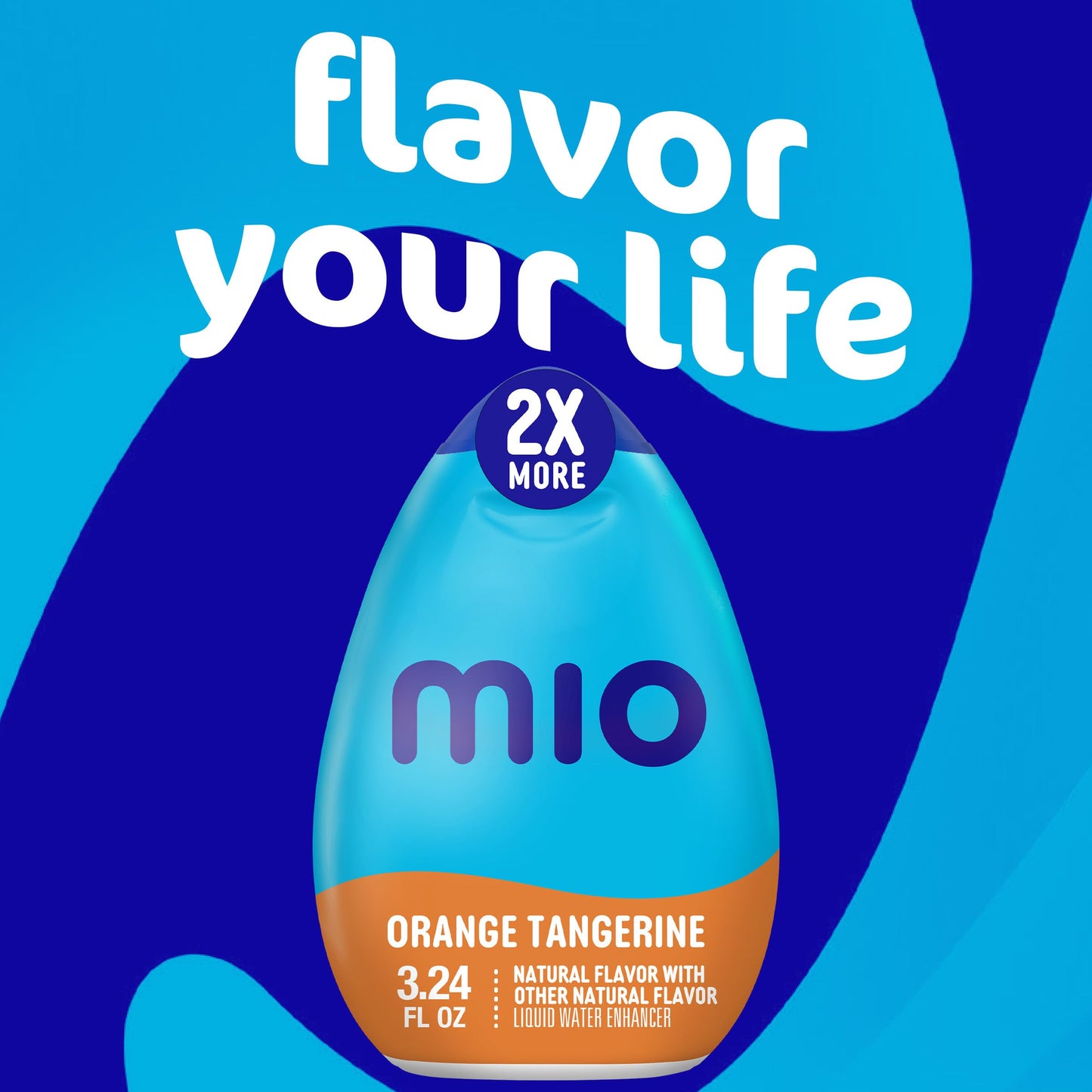 Mio Vitamins Orange Tangerine Naturally Flavored Liquid Water Enhancer 1 Count, 3.24 Fl Oz