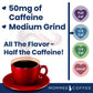 Mommee Coffee - Half Caf | Low Acid, Organic, Fair Trade, Water Processed | Ground, 22 Oz.