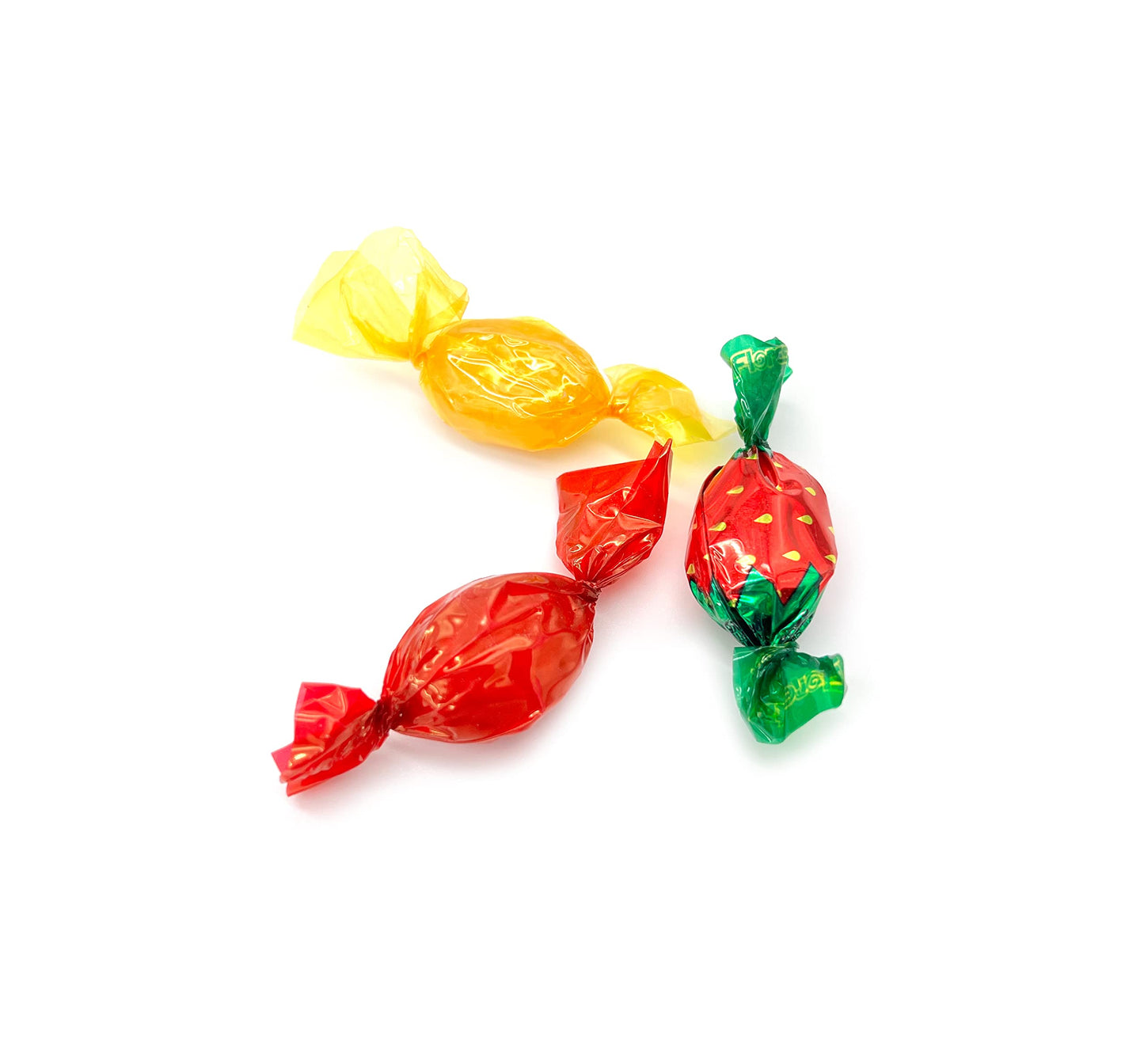 Hard Candy Assortment | 1 Pound Bag | Butterscotch, Cinnamon, Strawberry Bon Bons - Approx. 85 Count