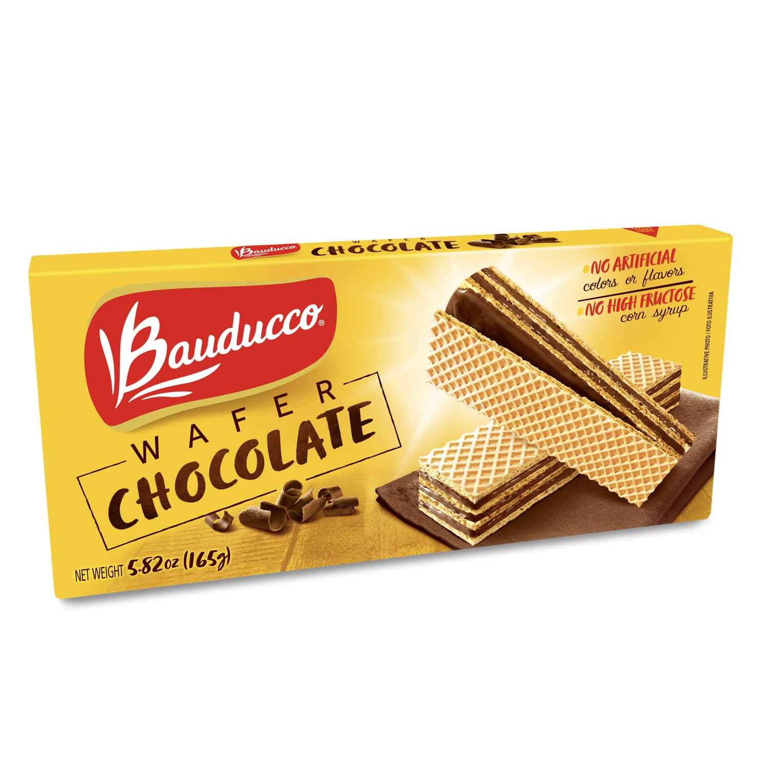 Bauducco Chocolate Wafers - Crispy Wafer Cookies With 3 Delicious, Indulgent Decadent Layers of Chocolate Flavored Cream - Delic