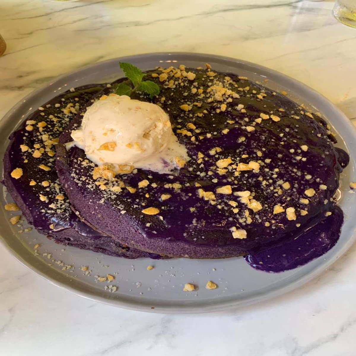Maui Keto Treats Butter Cream Hot Cake Mix - Gluten Free, Low Carb Prepared With Almond Flour - 7.5 Oz (Ube Cream Cheese Hot Cak