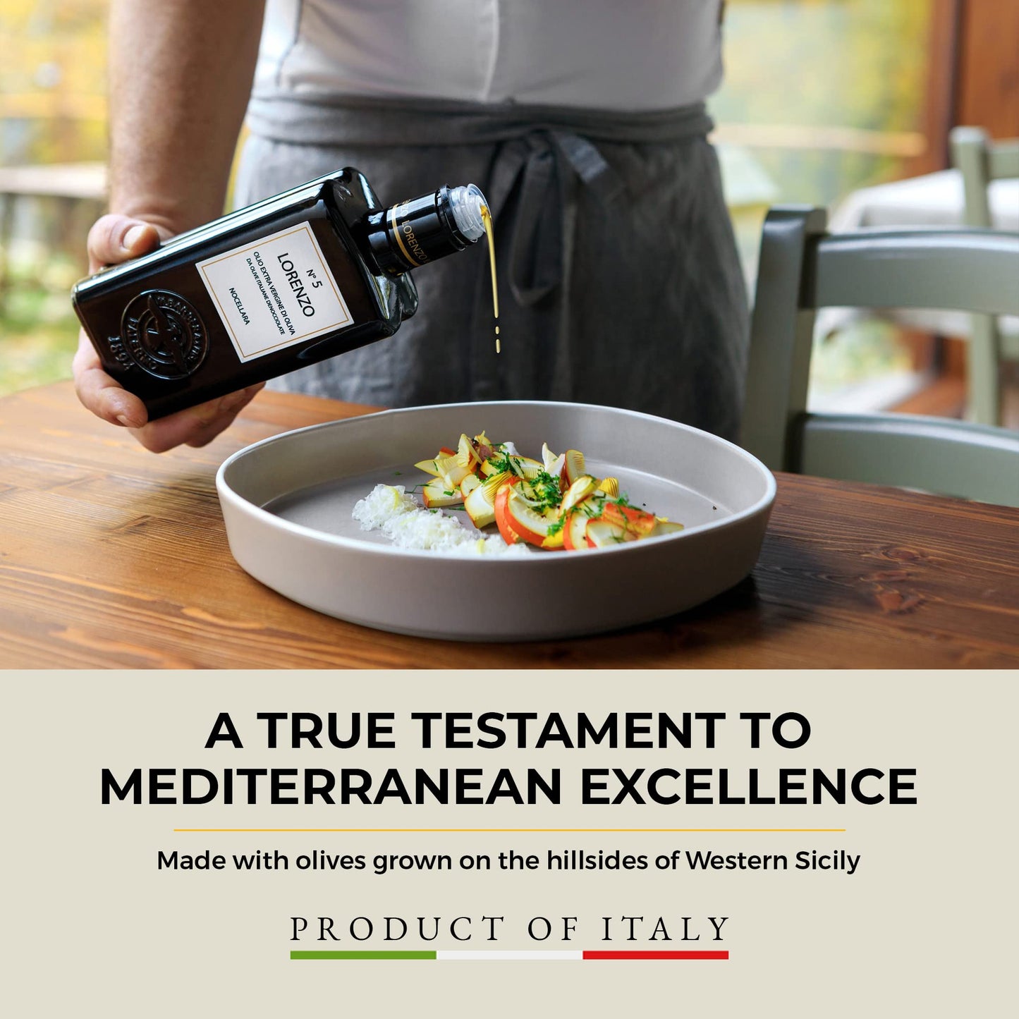 Barbera Lorenzo #5 Extra Virgin Olive Oil Fruity, Soft Nocellara Del Belice Olive Flavor, Cold Extracted Authentic Sicilian Olive Oil, Fresh Harvest Imported Olive Oil From Italy 16.9 Oz