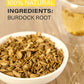 TeeLux Burdock Root Tea, Cut & Sifted, Caffeine Free, 16oz Loose Leaf Herbal Tea