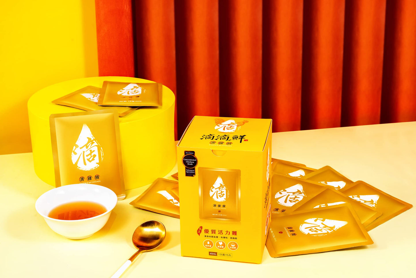 Dddrops Essence Of Chicken (Chicken Broth) 15 Pack Family Box