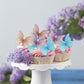 48Pcs Edible Butterfly Cupcake Toppers - Edible Wafer Paper Butterfly Cake Decorations For Baby Shower, Birthday, Wedding Partie