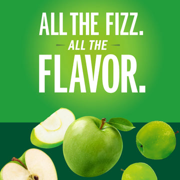 IZZE Sparkling Juice Beverage Blend, Apple, No Sugar Added, 8.4 FL OZ, 6 Cans