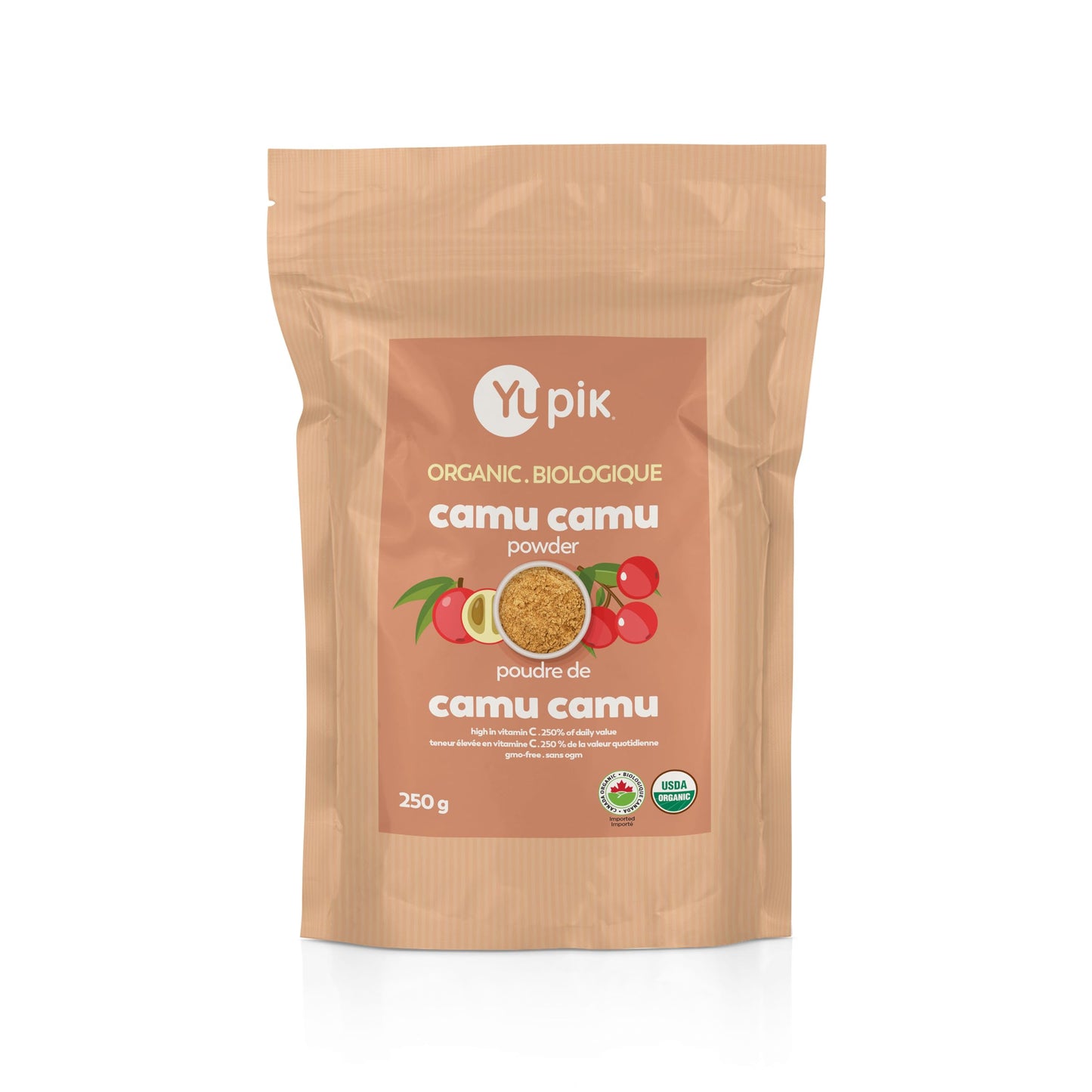 Yupik Organic Powder, Camu Camu, 8.8 oz, Non-GMO, Vegan, Gluten-Free (Pack of 6)