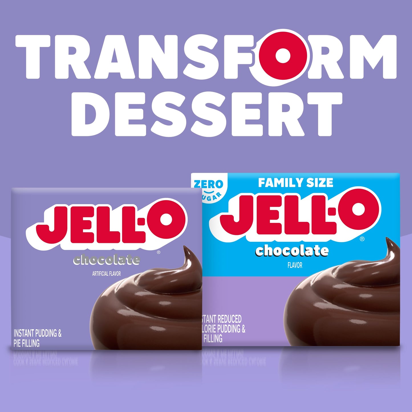 Jell-O Chocolate Instant Pudding & Pie Filling Mix, 3.9 oz Boxes, 24 Count, Chocolate Flavor