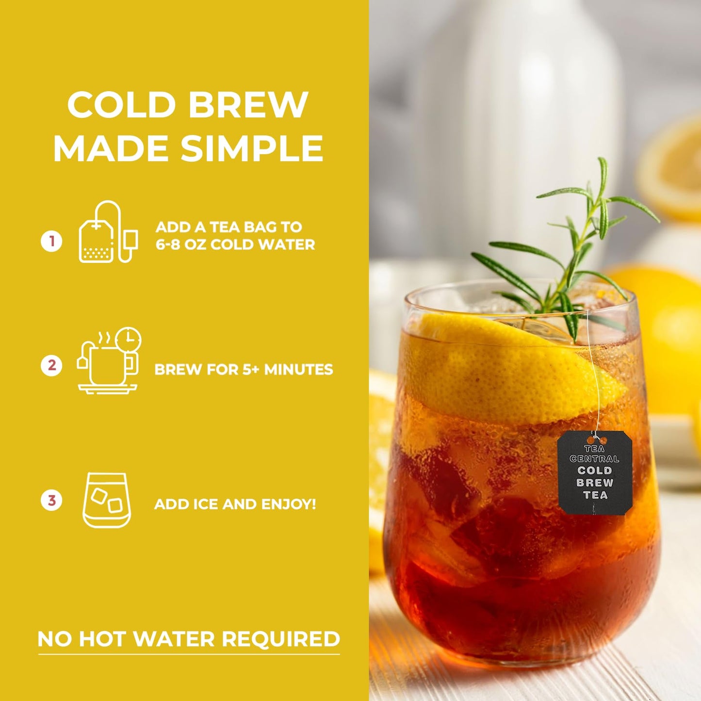 Life Plus Style Gourmet Tea Central Lemon Black Tea With Organic Ceylon Black Tea Lemon Unsweetened Iced Tea Refreshing Tea Beve