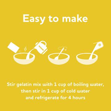 Jell-O Lemon Gelatin Dessert Mix (6 Oz Box)