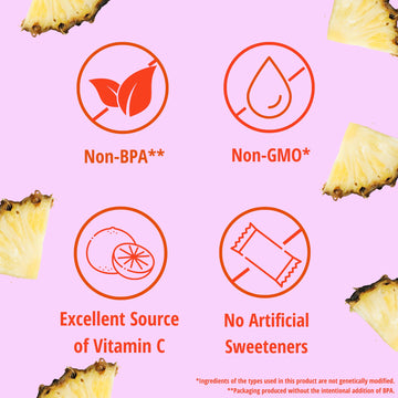 Del Monte Bubble Fruit Gel Pineapple and Boba in Tropical Fruit Flavored Gel, 4.5oz (24 Count) | Real Fruit & Popping Boba Pearl