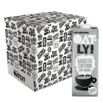 Oatly Barista Edition Oat Milk - Gluten Free, Dairy Free, Non GMO, Vegan, 32 oz (Pack of 6)