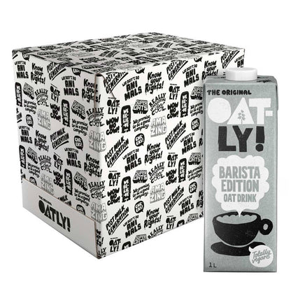 Oatly Barista Edition Oat Milk - Gluten Free, Dairy Free, Non GMO, Vegan, 32 oz (Pack of 6)