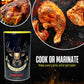 Bald Buck BBQ Seasoning Pack of 2 - Rib Rub for Chicken, 8 Oz (1 Bold Taste + 1 Slow Burn)