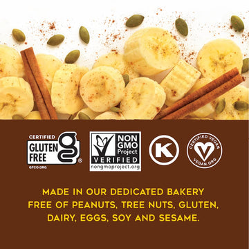 88 Acres Plant Based Seed Protein Bar | 9 Pack, Banana Bread | 12g of Plant Based Protein, Gluten Free, Nut Free, Non GMO, Schoo