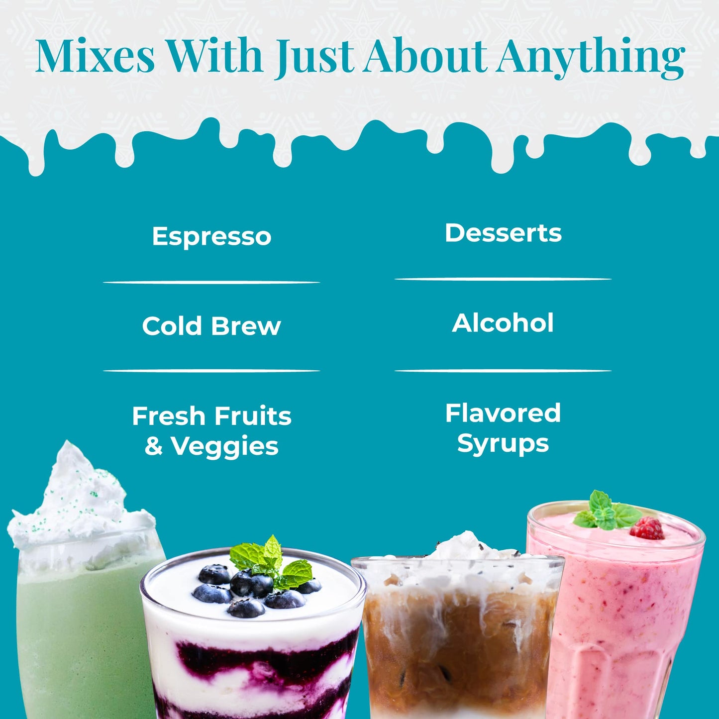 Frozen Xplosion Original Frappe & Smoothie Powder Mix Base, 12 Bags - Make Your Own Frappuccinos, Granitas, Soft Serve Ice Cream
