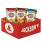Jacksons Sweet Potato Kettle Chips Variety Pack - Sea Salt, Ranch, BBQ Flavors - 7oz, Pack of 6 - Gluten Free, Vegan