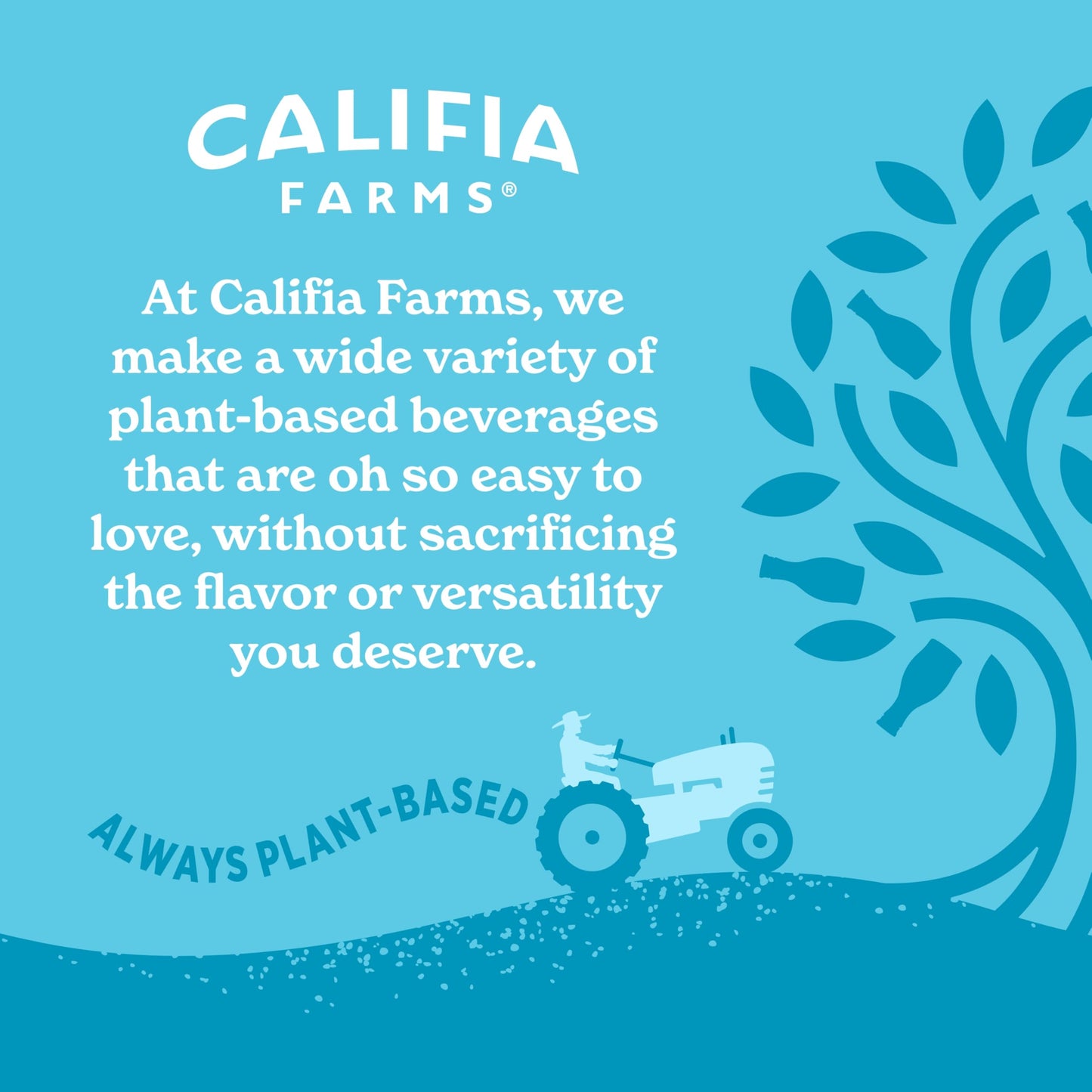 Califia Farms - Organic Lavender Almond Milk Coffee Creamer, 25.4 Oz, Dairy Free, Plant Based, Vegan, Gluten Free, Non GMO, Almo