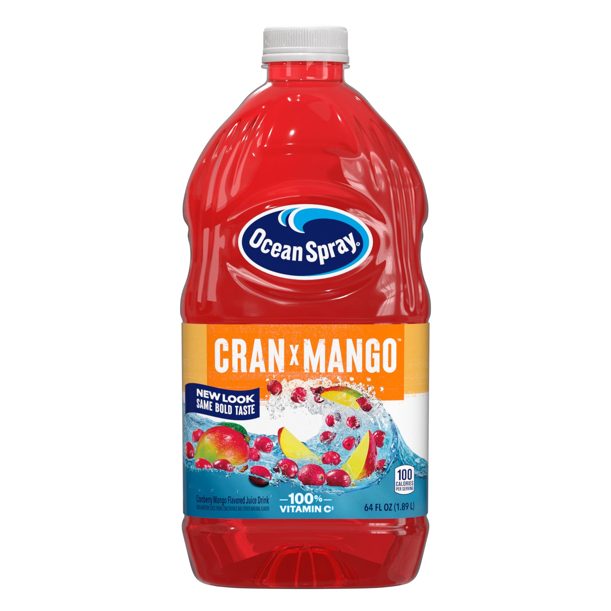 Ocean Spray Cran-Mango Cranberry Mango Juice Drink  64 Fl Oz Bottle (Pack of 8)